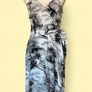 Betsey Johnson vintage silk hawaiian sundress